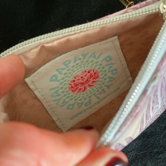 Small Papaya Coin Pouch. Like new. - Picture 2 of 3